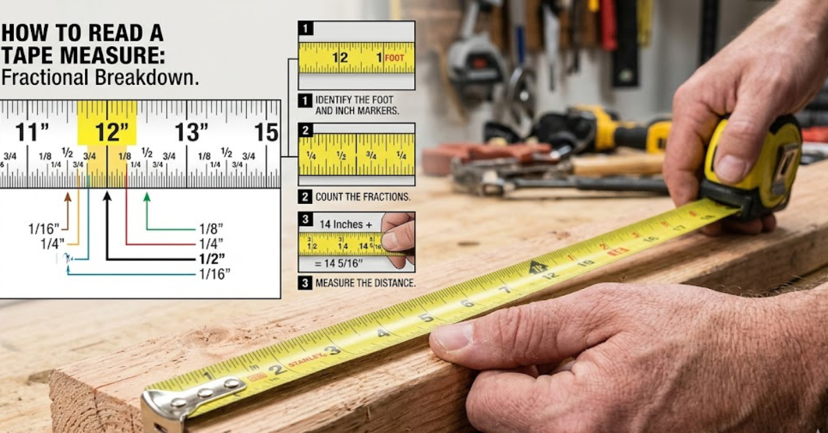 How to Read a Tape Measure: Easy Step-by-Step Guide