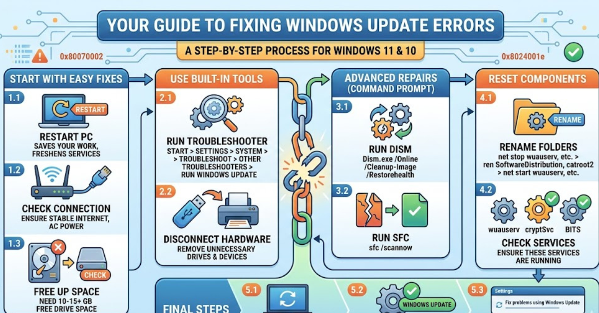 How to Fix Windows Update Error: Easy Solutions Guide