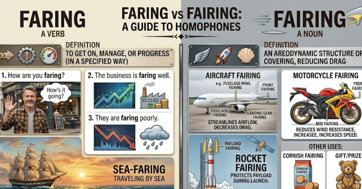 Faring vs Fairing: Meaning, Difference & Usage Guide