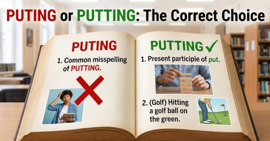 Putting or Puting? Correct Spelling Explained