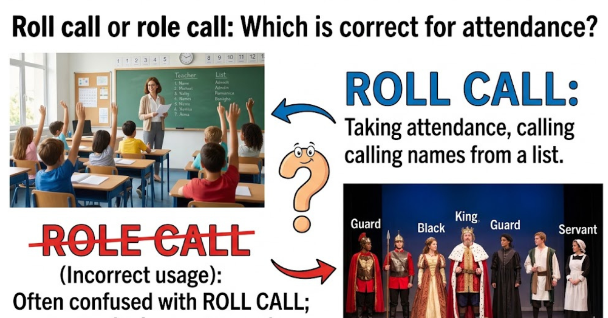 Roll Call or Role Call? Meaning & Correct Usage