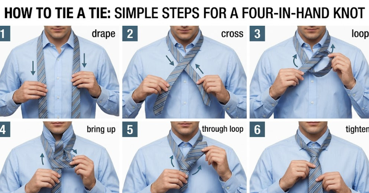 How to Tie a Tie Step by Step Guide