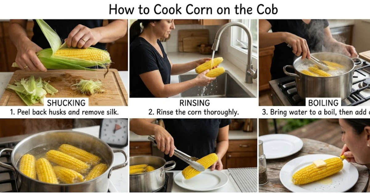 How to Cook Corn on the Cob Perfectly Every Time