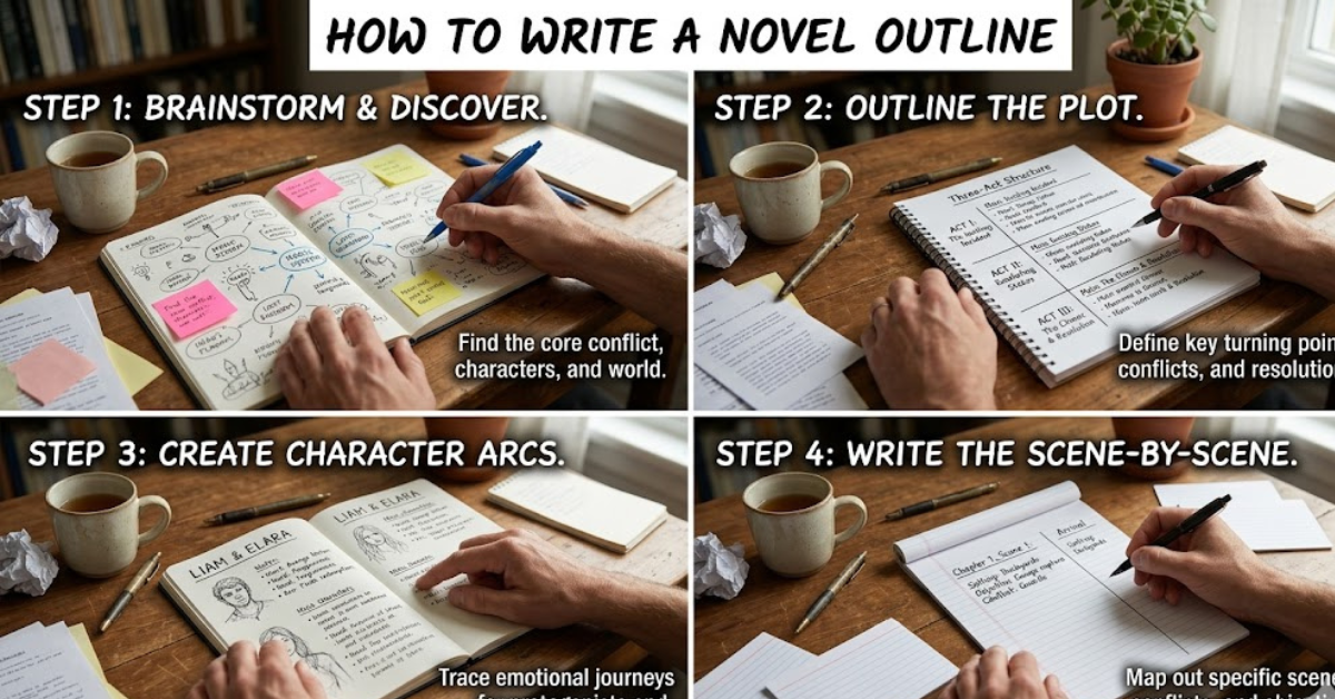 How to Write a Novel Outline: Step-by-Step Guide