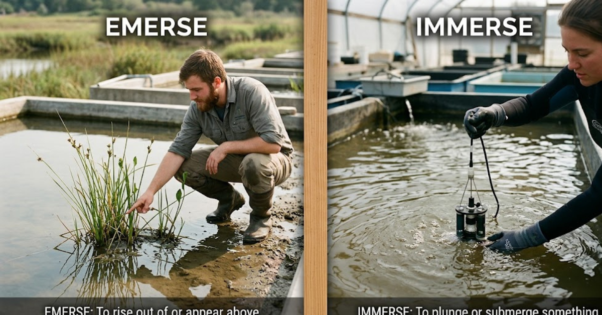Emerse vs Immerse: Meaning, Difference, and Usage