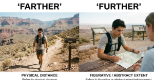 Farther vs Further: Meaning, Rules, and Examples