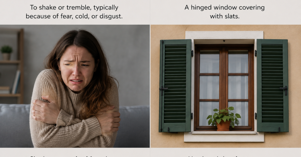 Shudder vs Shutter: Key Differences Explained