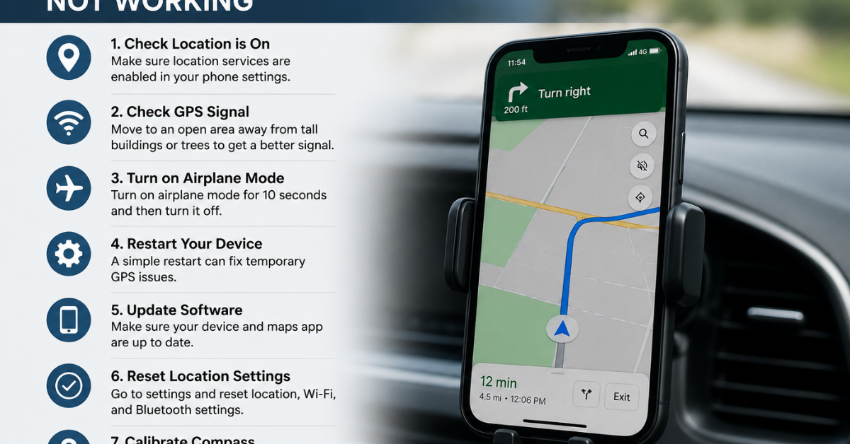 How to Fix GPS Not Working on Any Device