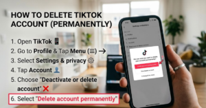 How to Delete TikTok Account Permanently