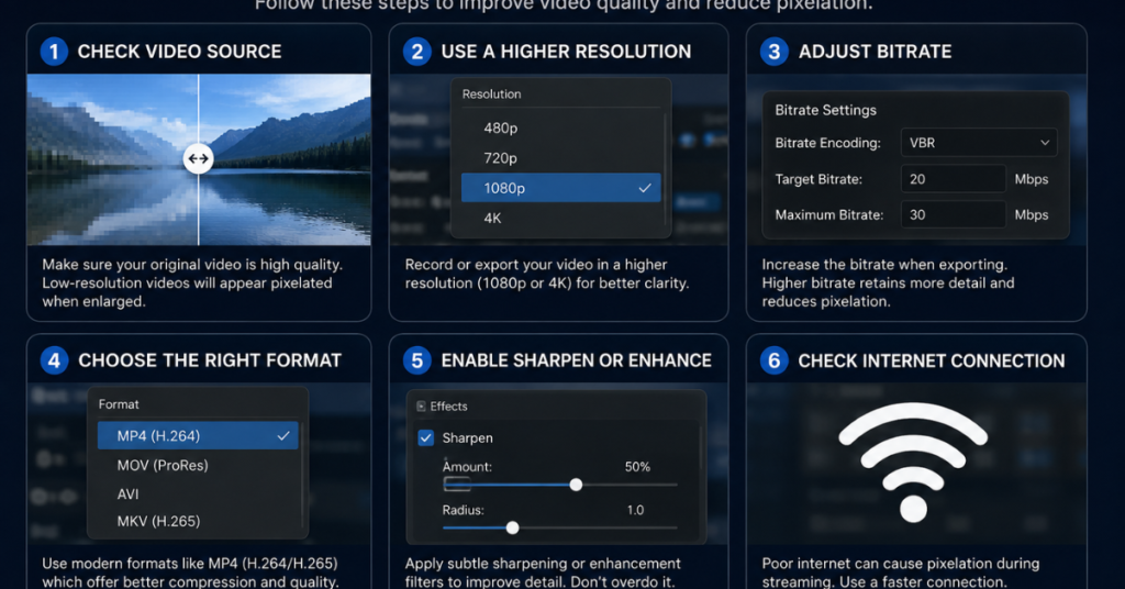 How to Fix Pixelated Video Easily