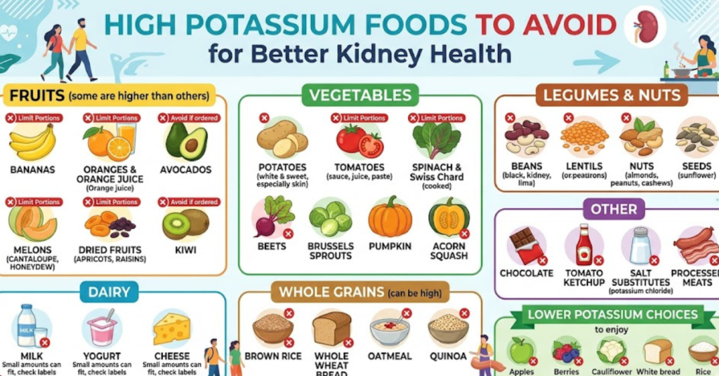 High Potassium Foods to Avoid for Better Kidney Health