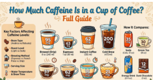 How Much Caffeine Is in a Cup of Coffee? Full Guide