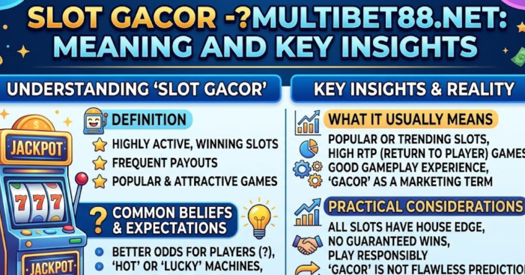 Slot Gacor -?multibet88.net: Meaning and Key Insights