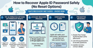 How to Recover Apple ID Password Safely No Reset Options
