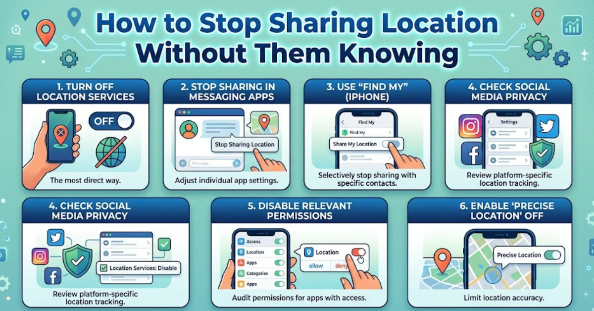 How to Stop Sharing Location Without Them Knowing