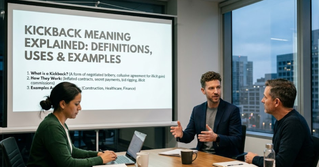 Kickback Meaning Explained: Definitions, Uses & Examples