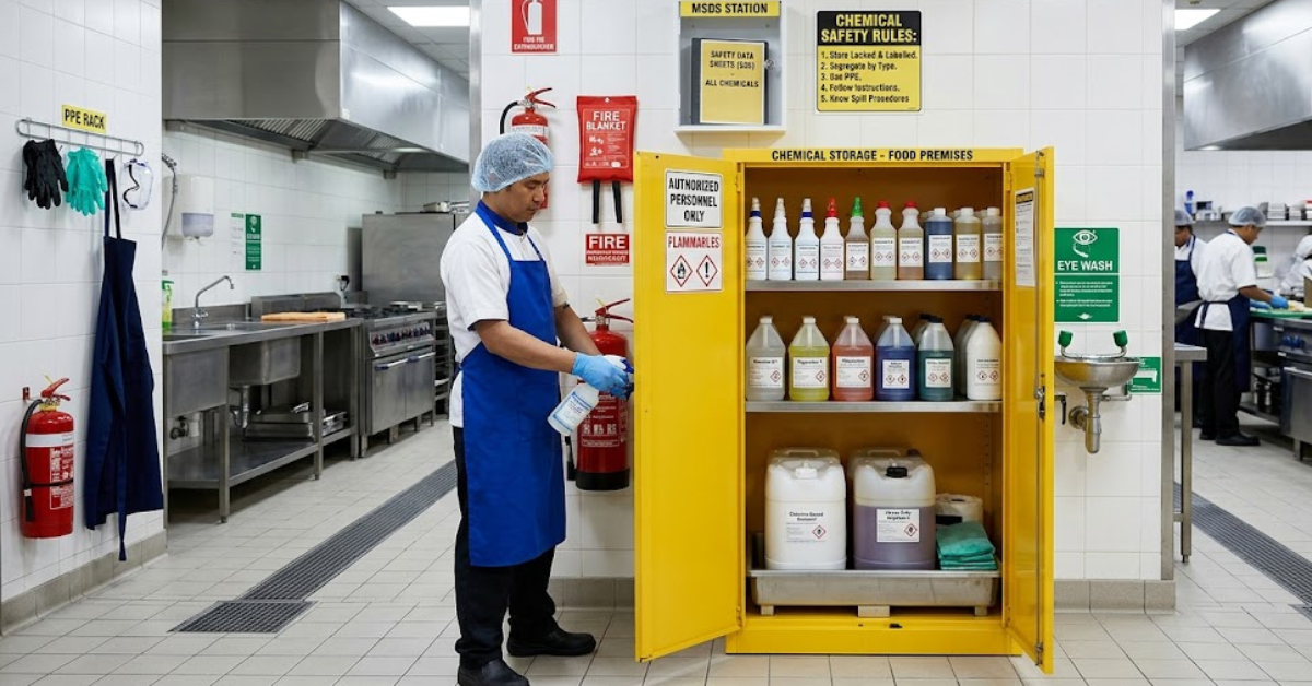 Safe Chemical Storage in Food Premises: Best Practices