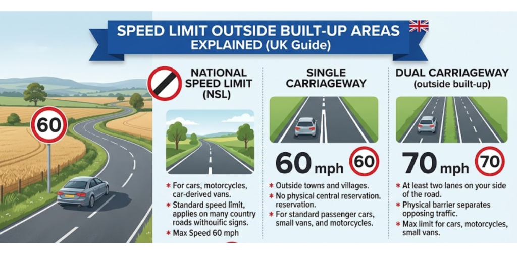 Speed Limit Outside Built-Up Areas Explained UK Guide