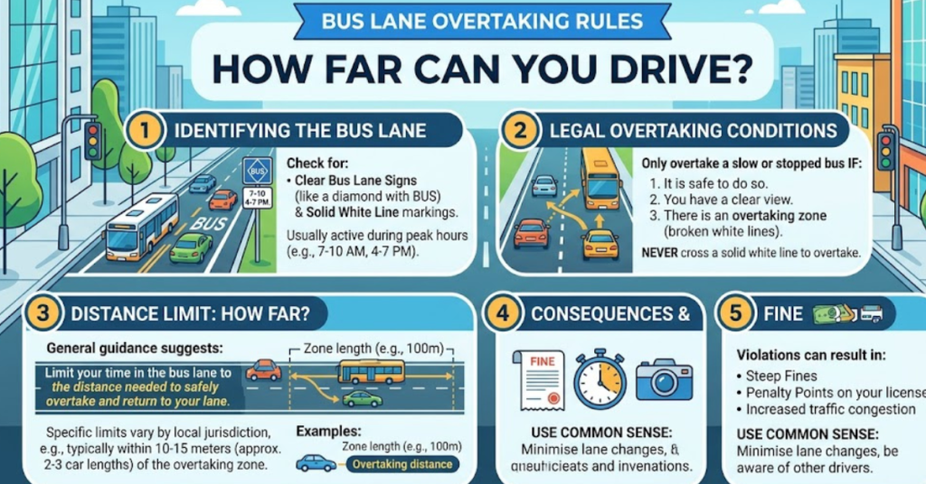Bus Lane Overtaking Rules: How Far Can You Drive?