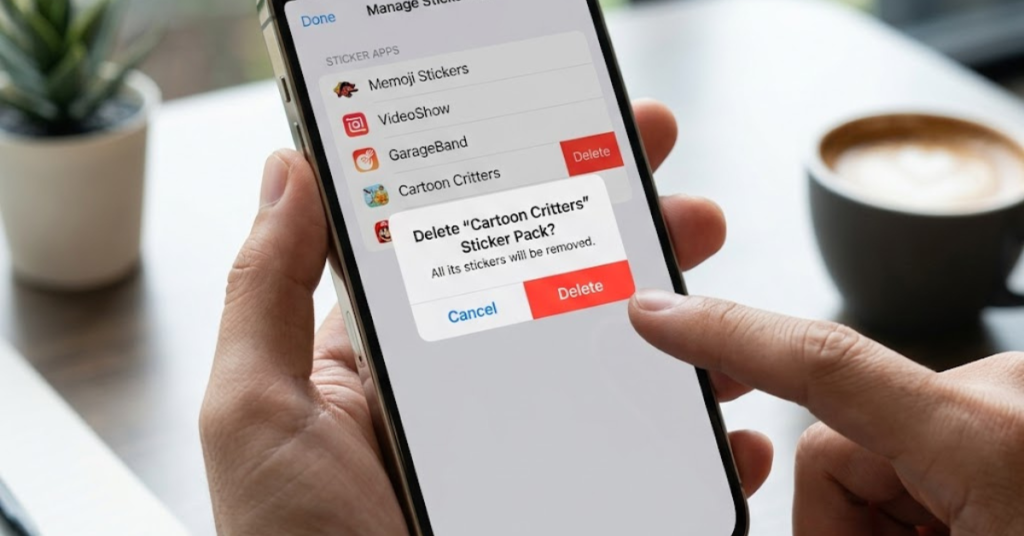 How to Delete Stickers on iPhone Easily
